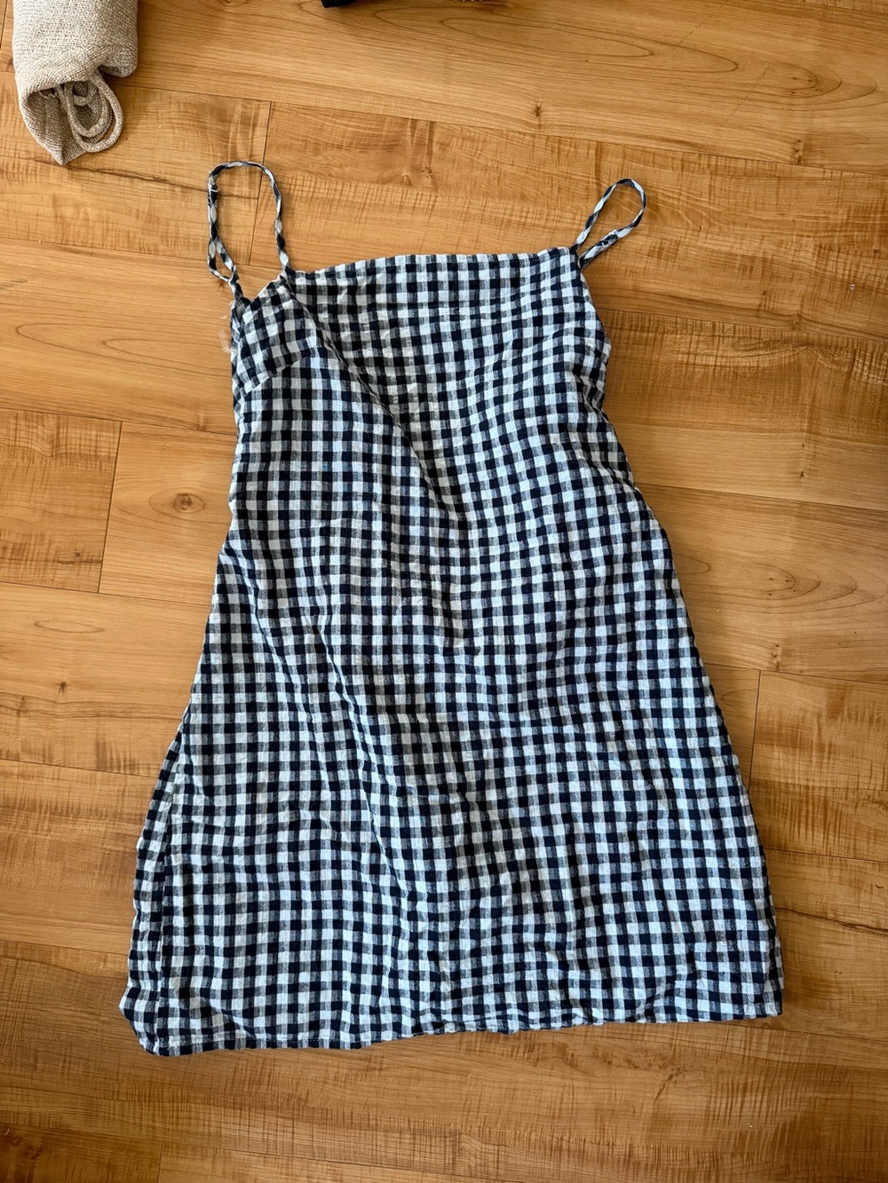 American Eagle Outfitters Black and White Gingham Dress